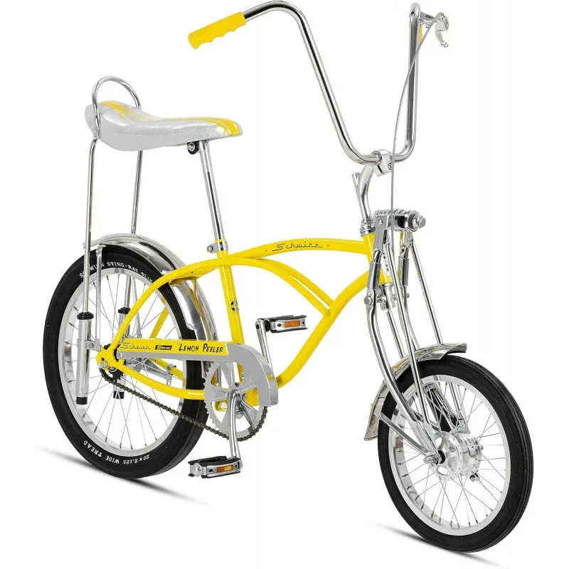 Classic Krate Kids Bike, for Boys and Girls Age 6  Years Old, Iconic Sting-Ray Frame & Springer Fork, Vintage High-Rise Ape Hand