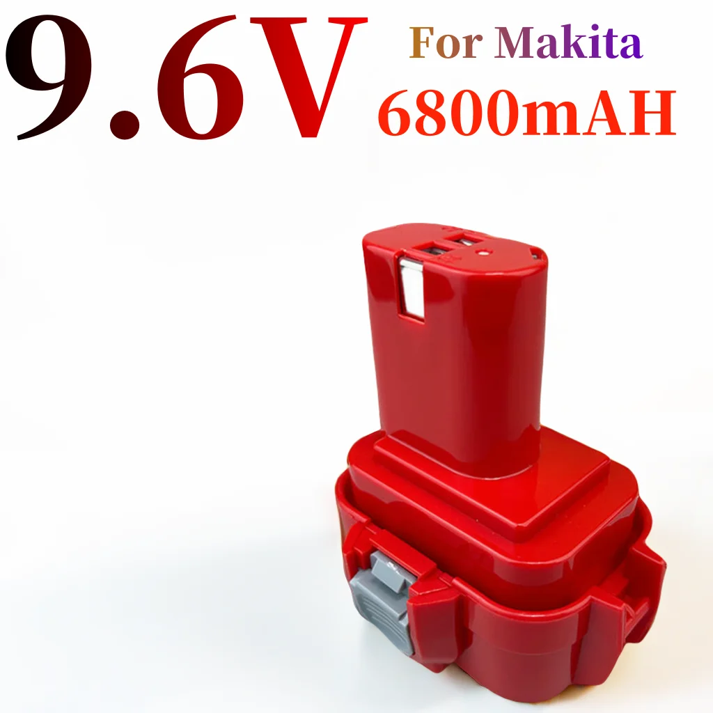 

Latest Upgrade 9.6V 6800mAh Power Tools Battery for MAKITA 9120 9122 9133 9134 9135 6222D 6260D L10 193977-7 638344-4-2 9120