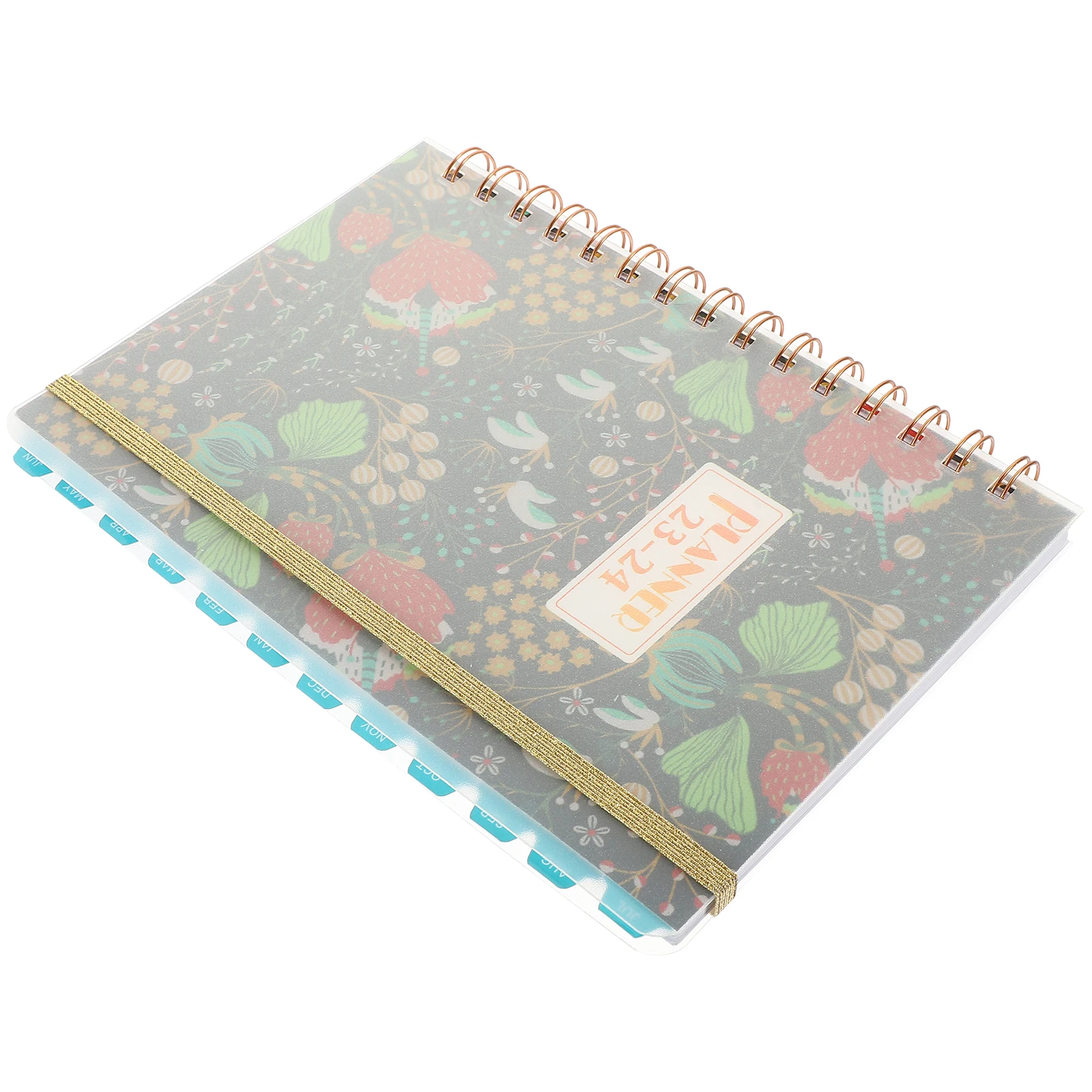 

2023 2024 Calendar Book A5 Coil Weekly Daily Planner Notebook Portable Journal Writing Book Household Organizer Student Academic