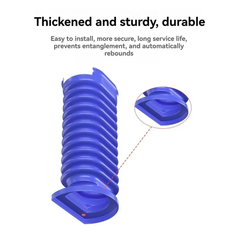 Mantieni il tubo flessibile del condotto inferiore dell'aspirapolvere per Dyson V8slim/Digital Slim/V10 Slim/V12/V12slim/V15 Rileva il tubo blu dell'aspirapolvere sottile