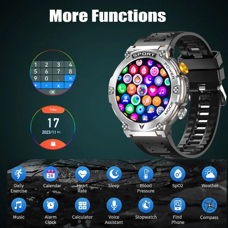 X11 Pro Smartwatch para Homens, Chamada Bluetooth, Impermeável, Amoled, Esportes, Fitness, Saúde, Xiaomi, Android, iOS, Novo, 2022