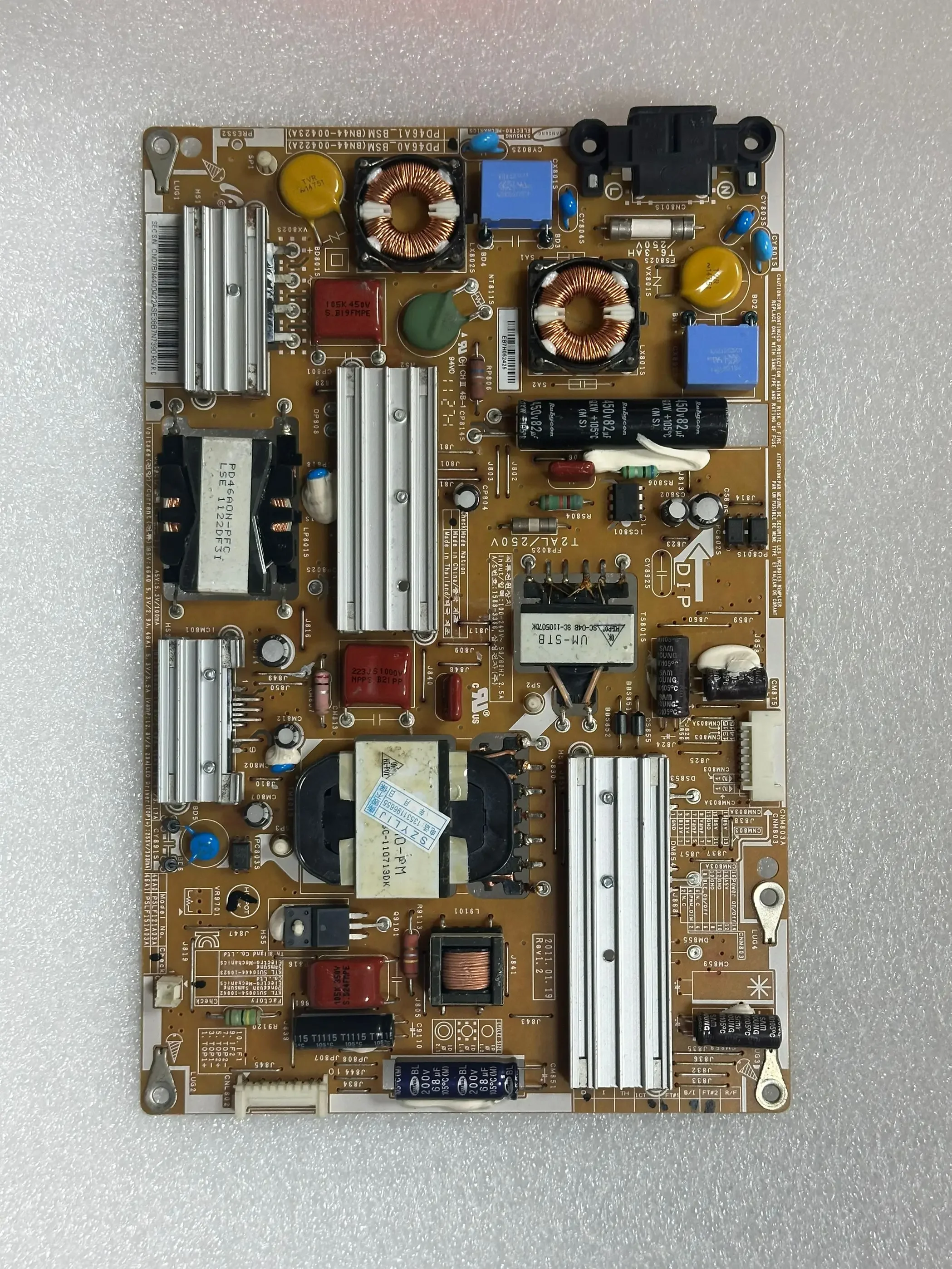 Original for UA40D5000PR power supply board PD46A0_BDY BN44-00422B BN44-00422A