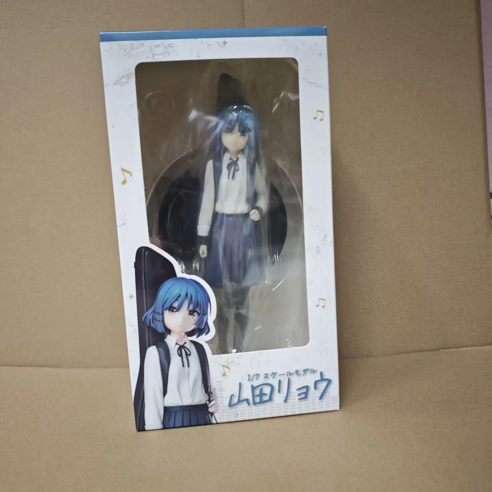 애니메이션 Lonely Rock 학교 유니폼 야마다 료스케 기타 소녀 PVC 피규어 컬렉션 모델 장난감 새해 크리스마스 선물 25cm