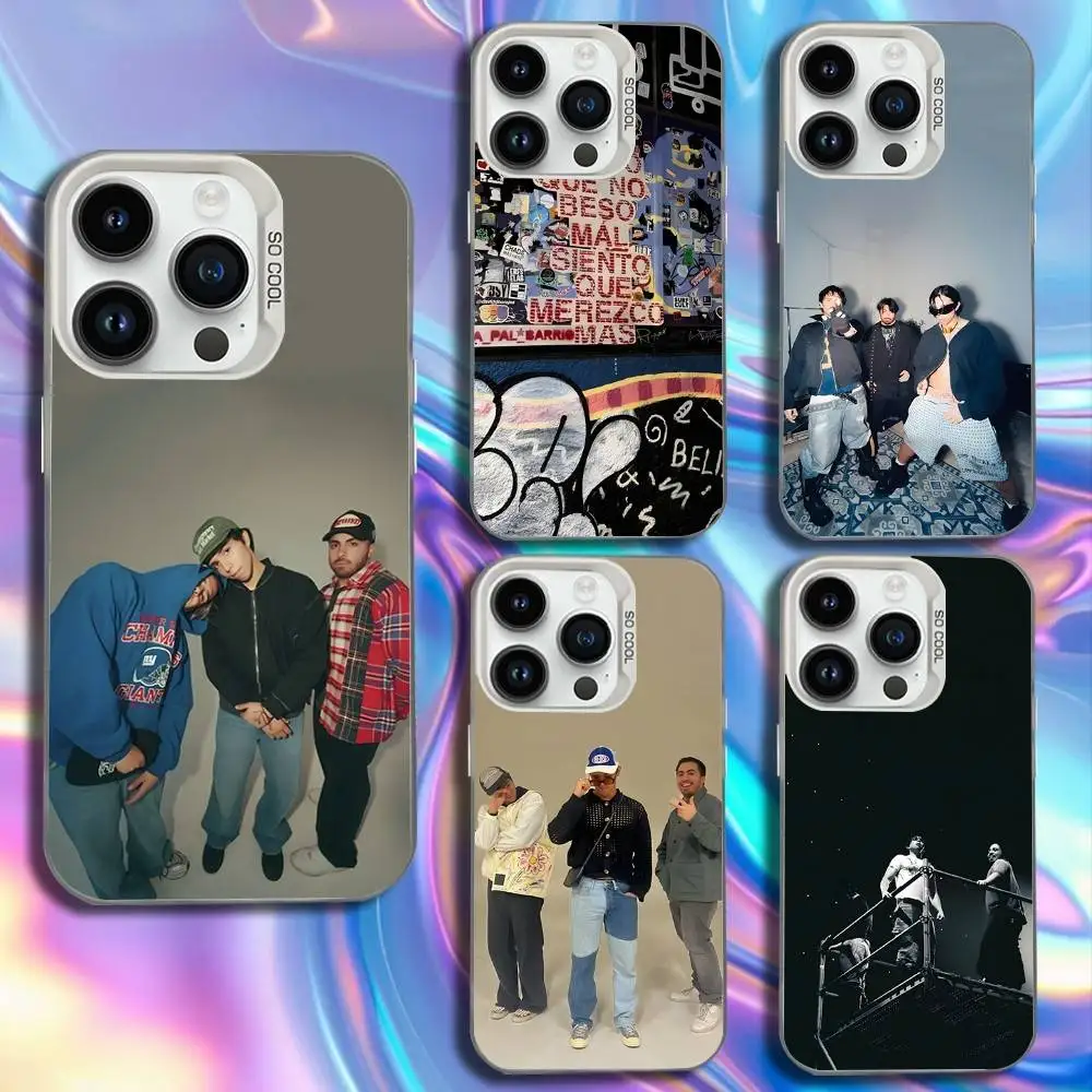 

Latin Mafia Music Group Phone Case For iPhone 16,15,14,13,12,11,Mini,Pro,SE,MAX White Matte Shockproof Cover