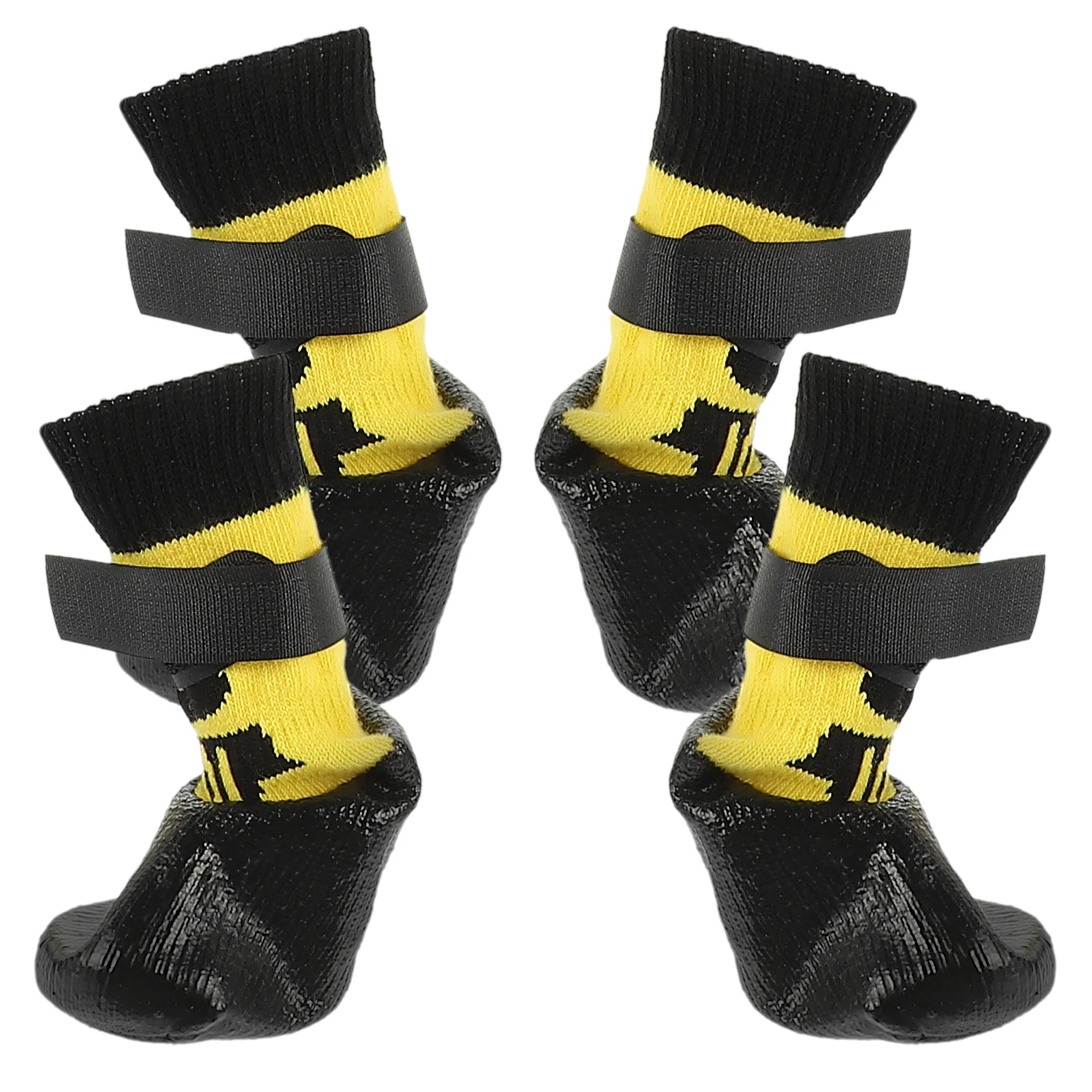 

Waterproof Dog Socks Reusable Pet Paw Protectors Anti-Slip Washable Rubber Covers Durable Adorable Dog Accessories