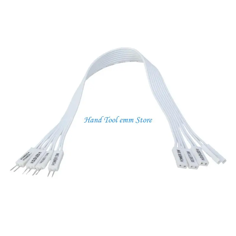 H37F Computer Motherboards Switches Cable For Extending Power Reset HDD LED PLED Cord