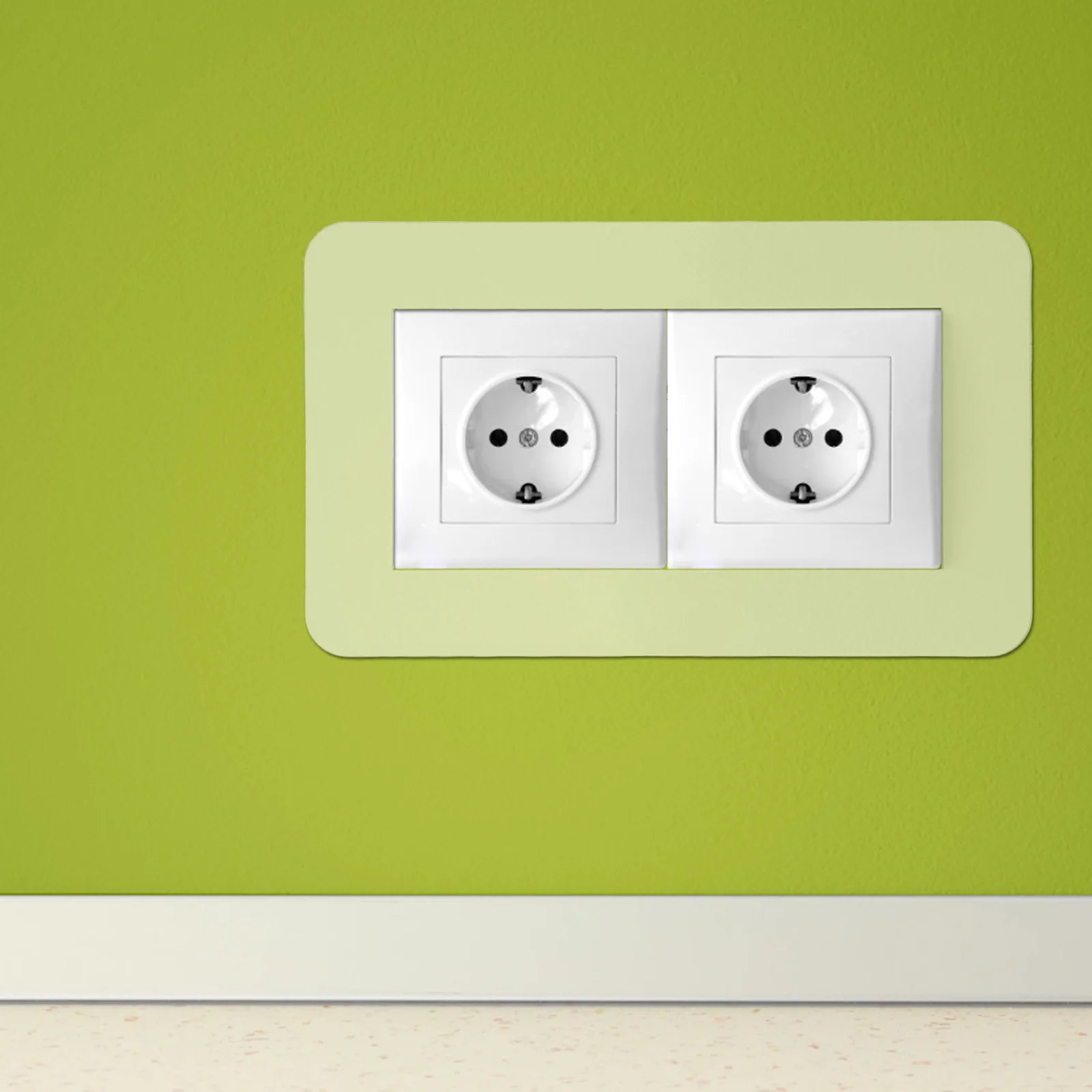 

Acrylic Light Switch Panel Cover Decorative Sticker Protector Wall Socket Power Outlet Faceplate Trim Home Decor