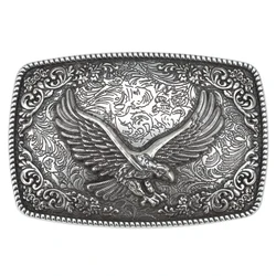 Silver Plated Eagle Decorative Belt Buckle Jeans Accessories Fashion Youth