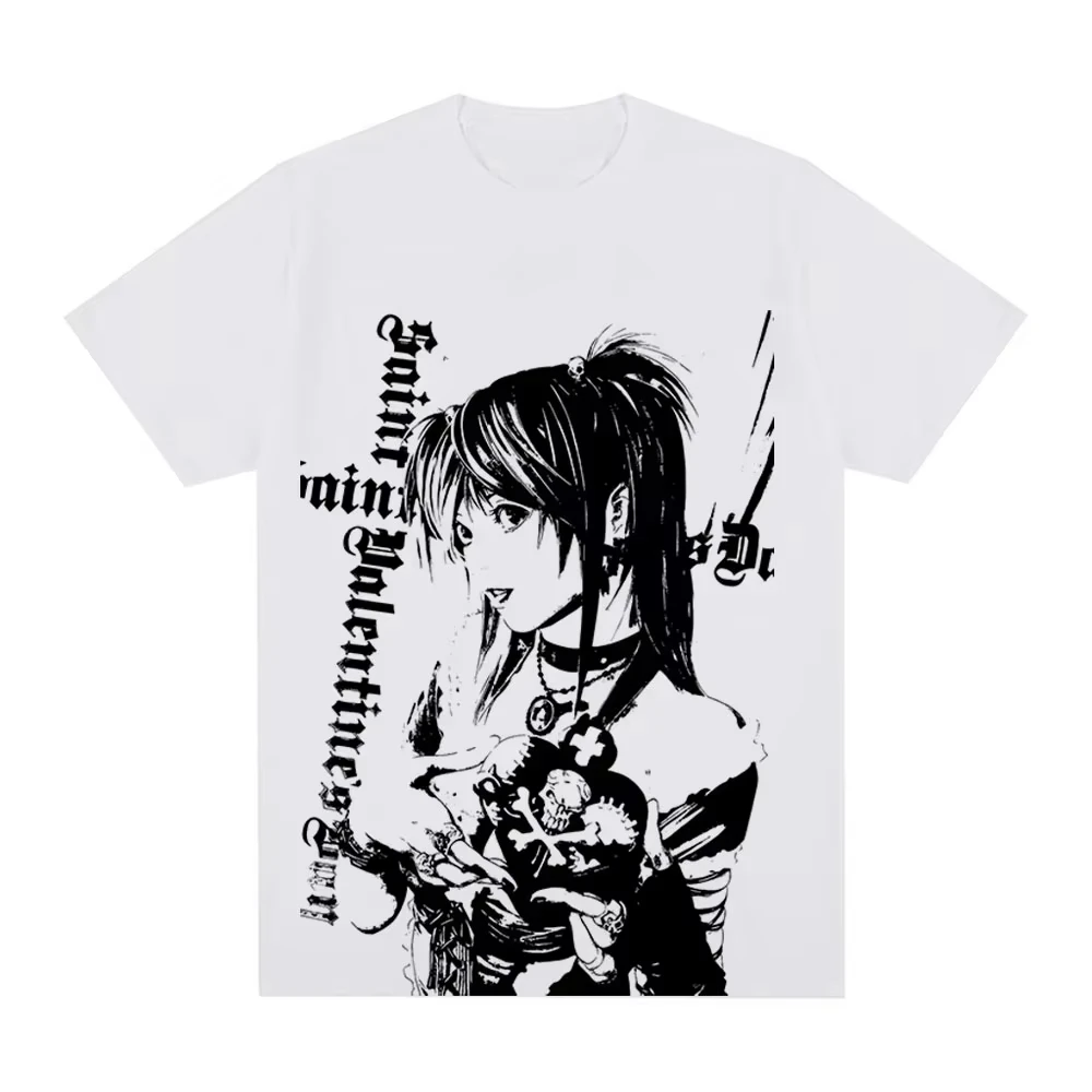 2026 Japanese Anime Death Note Misa Amane Vintage Fashion Cotton Casual Short Sleeve Women And Men T-Shirt