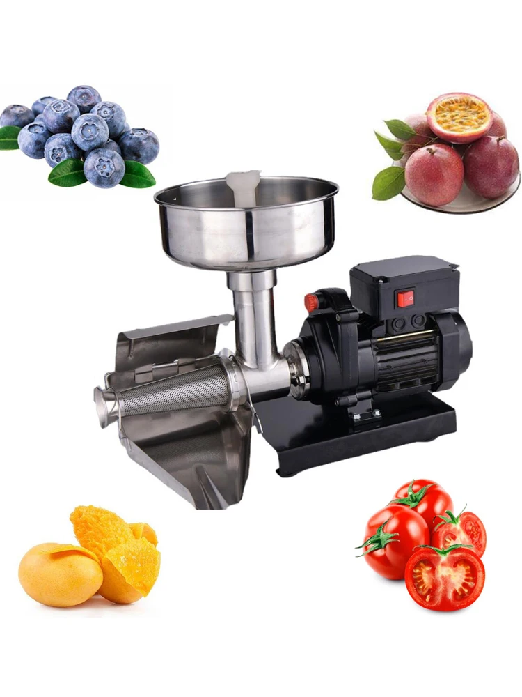 110V 220V Electric Tomato Stainer Milling Machine Mango Jam PressSqueezer Machine Tomato Juicer Sauce Extractor Maker Machine