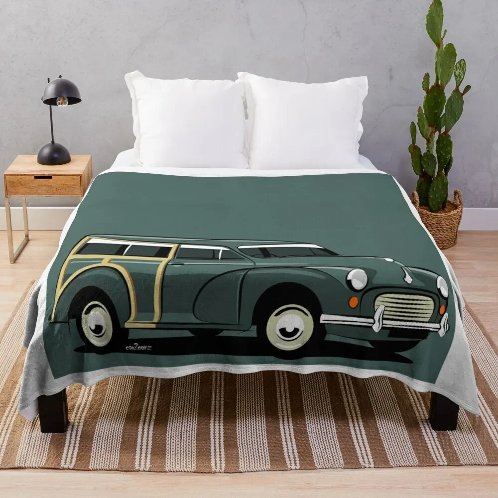 

Morris Minor 1000 Traveller green Throw Blanket Nap For Baby Bed linens Blankets