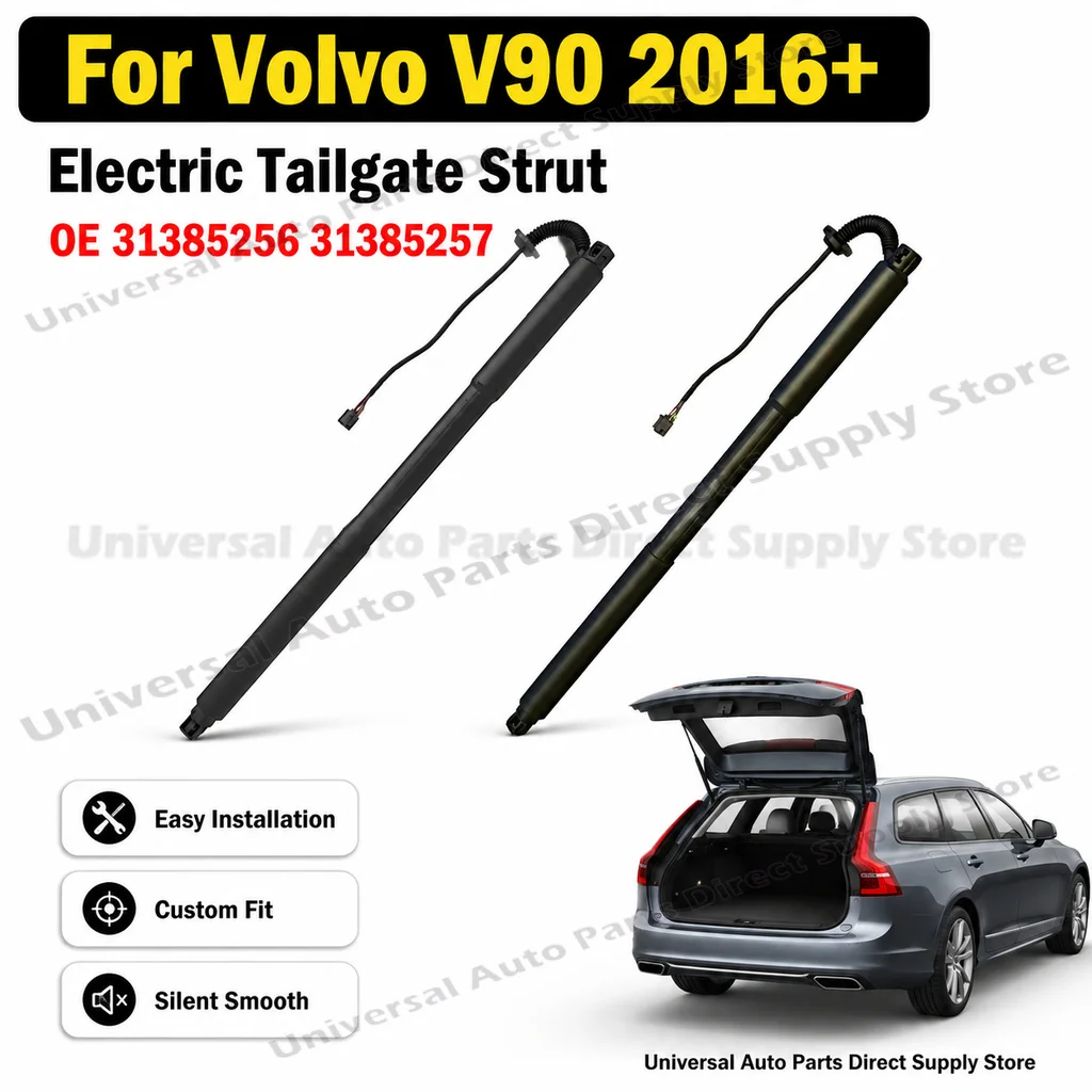 Premium Electric Tailgate Strut for Volvo V90 2016+ OE 31385256 31385257 High Quality Auto Lift Support Replacement Part