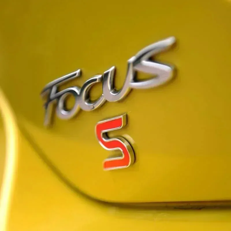 Autocollants de coffre arrière de voiture, Logo 3D en métal S, emblème de calandre avant, pour Ford Focus Fiesta Escape Ecosport Kuga Mondeo, accessoires