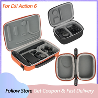Sunnylife Storage Case For DJI Osmo Action 6 Portable Combo Carry Bag For DJI Osmo Action 6 Sports Camera Accessories