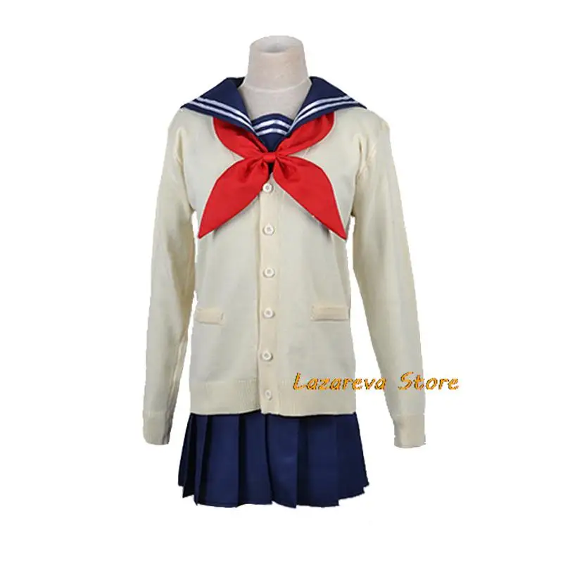 Cross Body/Himiko Toga Cosplay Costume Anime Boku No My Academia Adult Man Woman Halloween School Sailor Uniform Suit