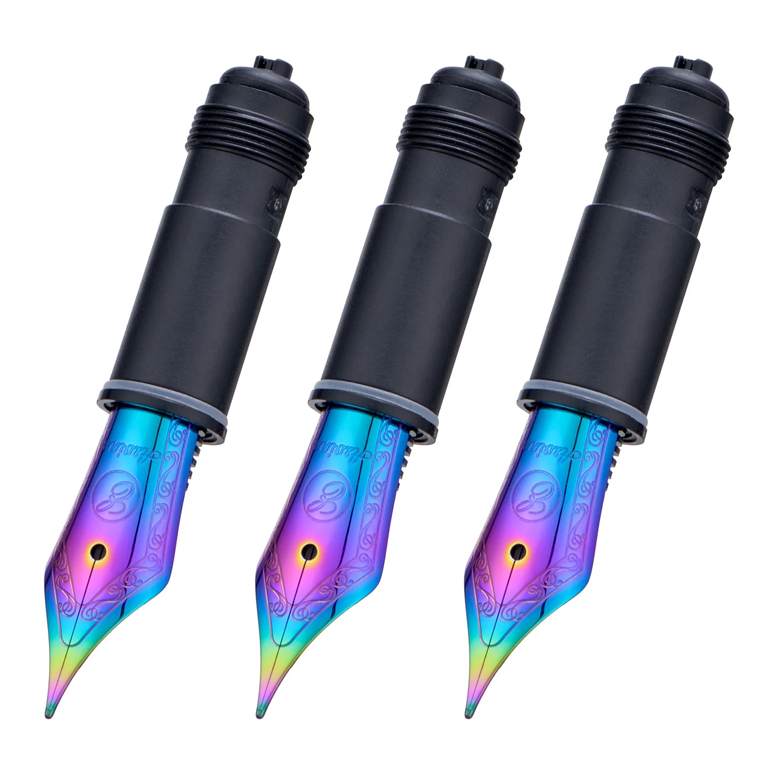 3 PCS Asvine Fountain Pen Nib Replaced Nib for Asvine P36 P50 P80 V200, EF/F/Medium Size