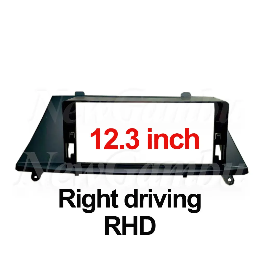 12.3 inch For BMW X5 2008-2013 Right driving RHD Frame No Cable Adaptor Dash Trim Kits Facia Panel  Radio Player screen 2 Din