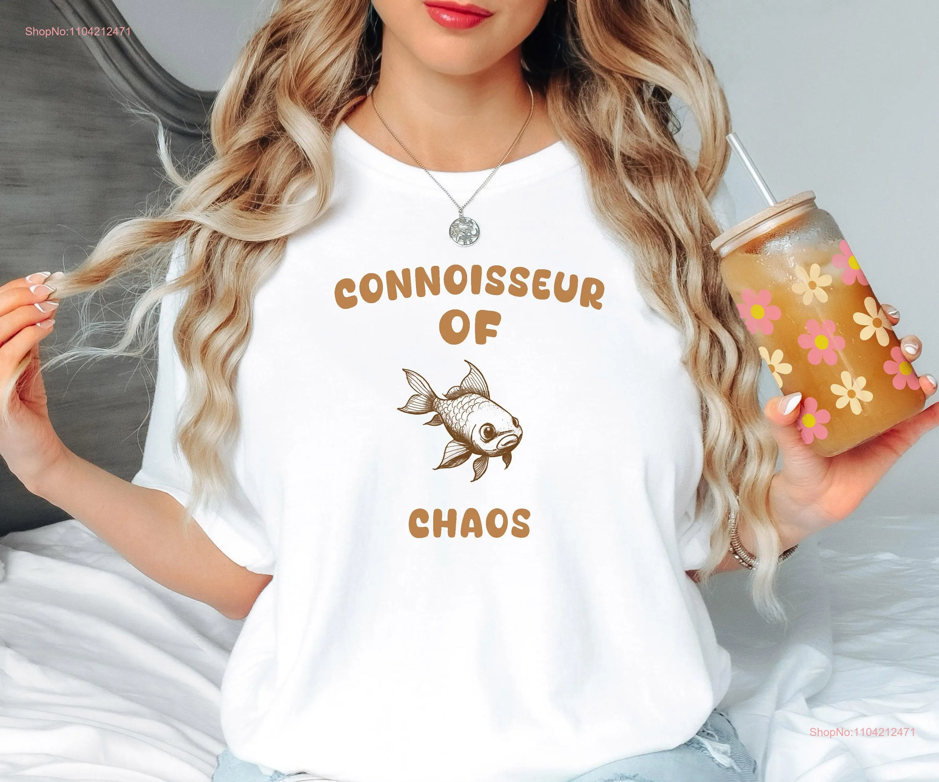 Connoisseur Of Chaos T Shirt Vintage Funny Gender Neutral Cotton long or short sleeves