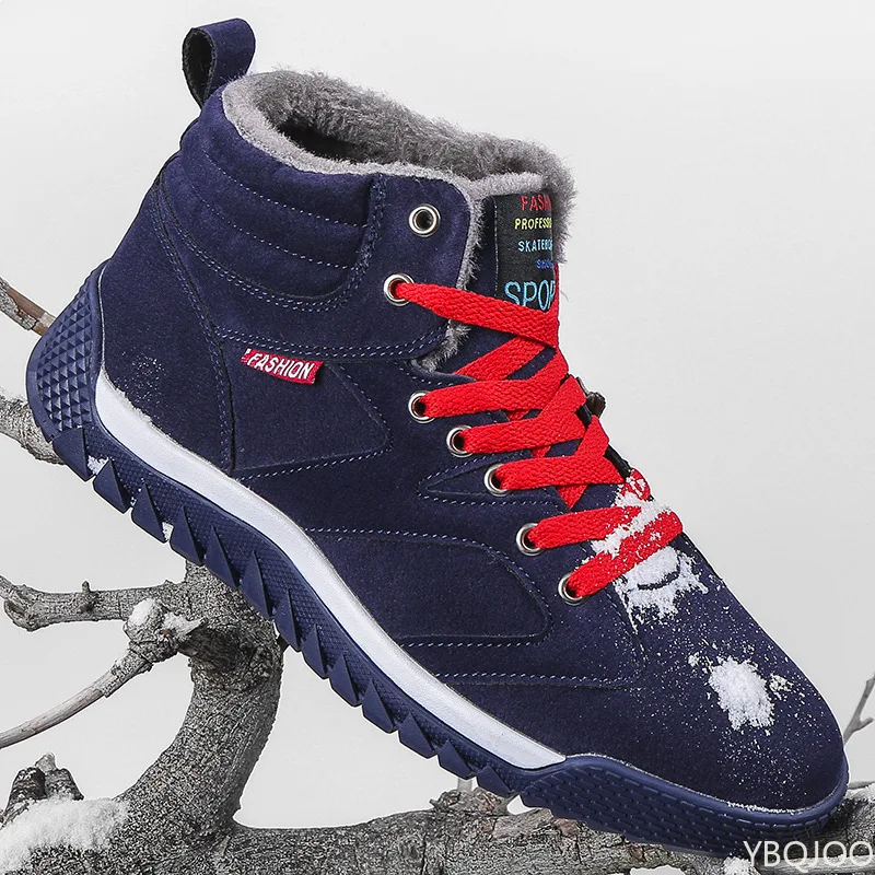 

Модная универсальная новая осенне-зимняя мужская обувь, повседневные удобные теплые зимние ботинки, уличная минималистичная противоскользящая обувь