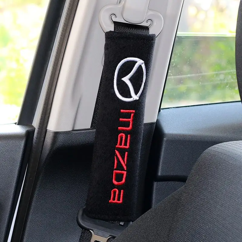 Confortável cinto de segurança do carro protetor de ombro almofadas estilo automático capas para mazda 2 mazda 3 ms para mazda 6 CX-5 cx5 carro-estilo