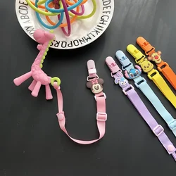 Disney Mickey comfortable material pacifier cute baby clip chain dummy clip pacifier children cartoon pacifier  chain comfort