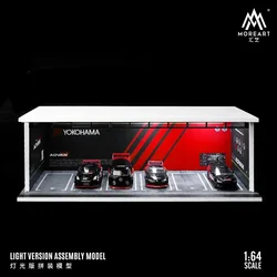 MOREART 1:64 Garage Diorama Model With LED lights ADVAN HKS