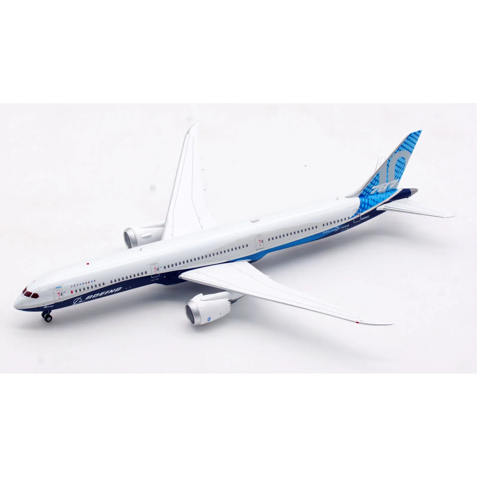 AV4229 Alloy Collectible Plane Gift Aviation 1:400 Boeing \'House Color\' B787-10 Diecast Aircraft Jet Model N528ZC With Tractor