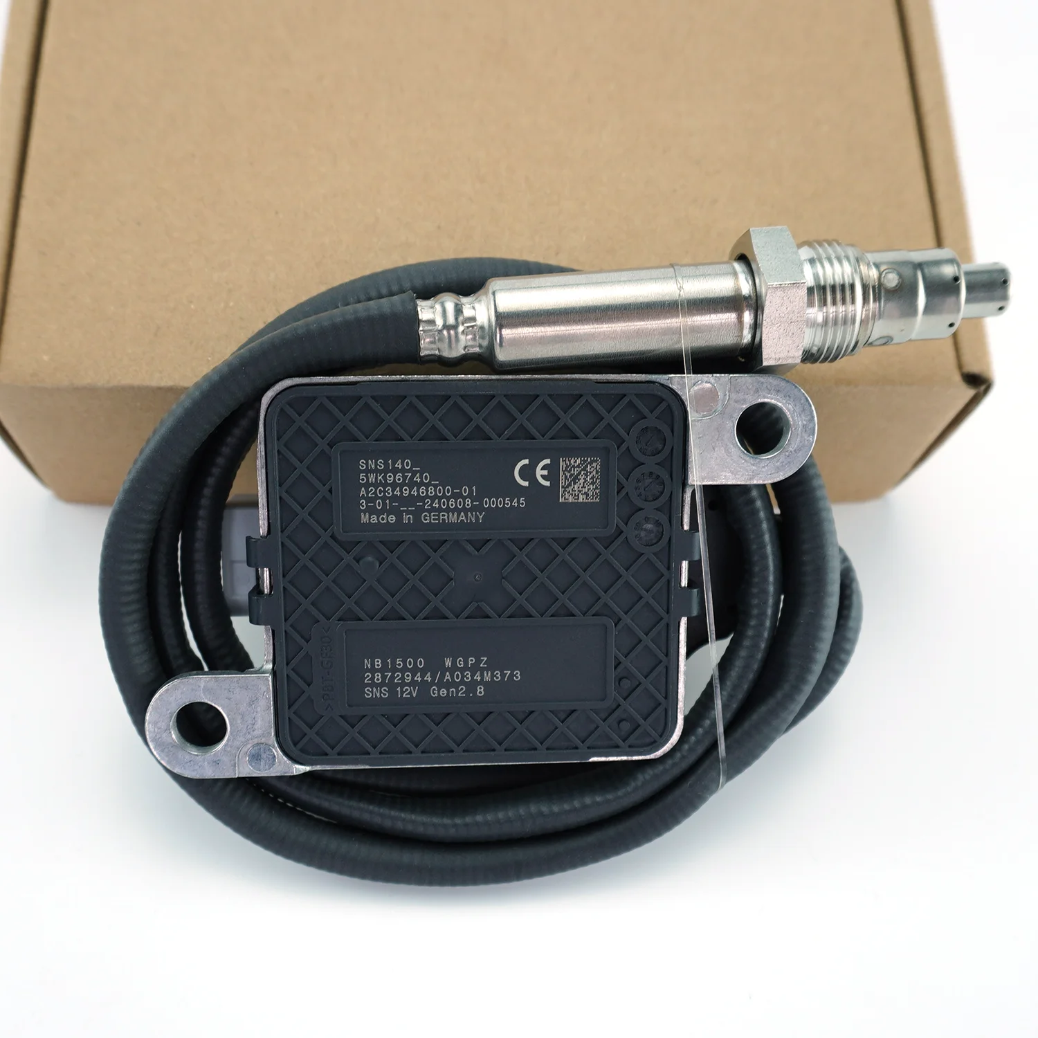 CE/ISO Factory Nitrogen Oxide NOX Sensor 12V for CUMMINS 5WK9 6740 2872944 A2C34946800 5WK96740 48H Shipment 1Y Warranty