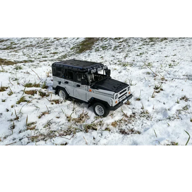 MOC-75601 الكلاسيكية الكهربائية RC الميدان سيارة سباق كتل نموذج 2968 PartsMOC الإبداعية بنين أطفال عيد ميلاد اللبنات لعبة هدية