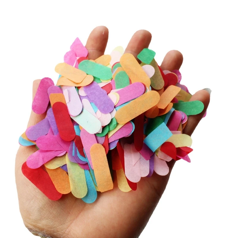 10g/BagLong Strips Of Confetti Throw Paper Scraps To Decorate The Birthday Party Pop Ball Balloons Filled With SequinsDecoration