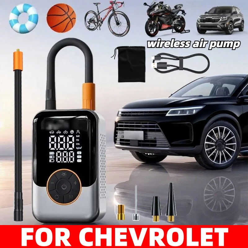 لشروليه ضاغط الهواء المحمول شحن سريع سيارة الإطارات مضخة هواء لاسلكية ذكي منفاخ الإطارات الكهربائية #1