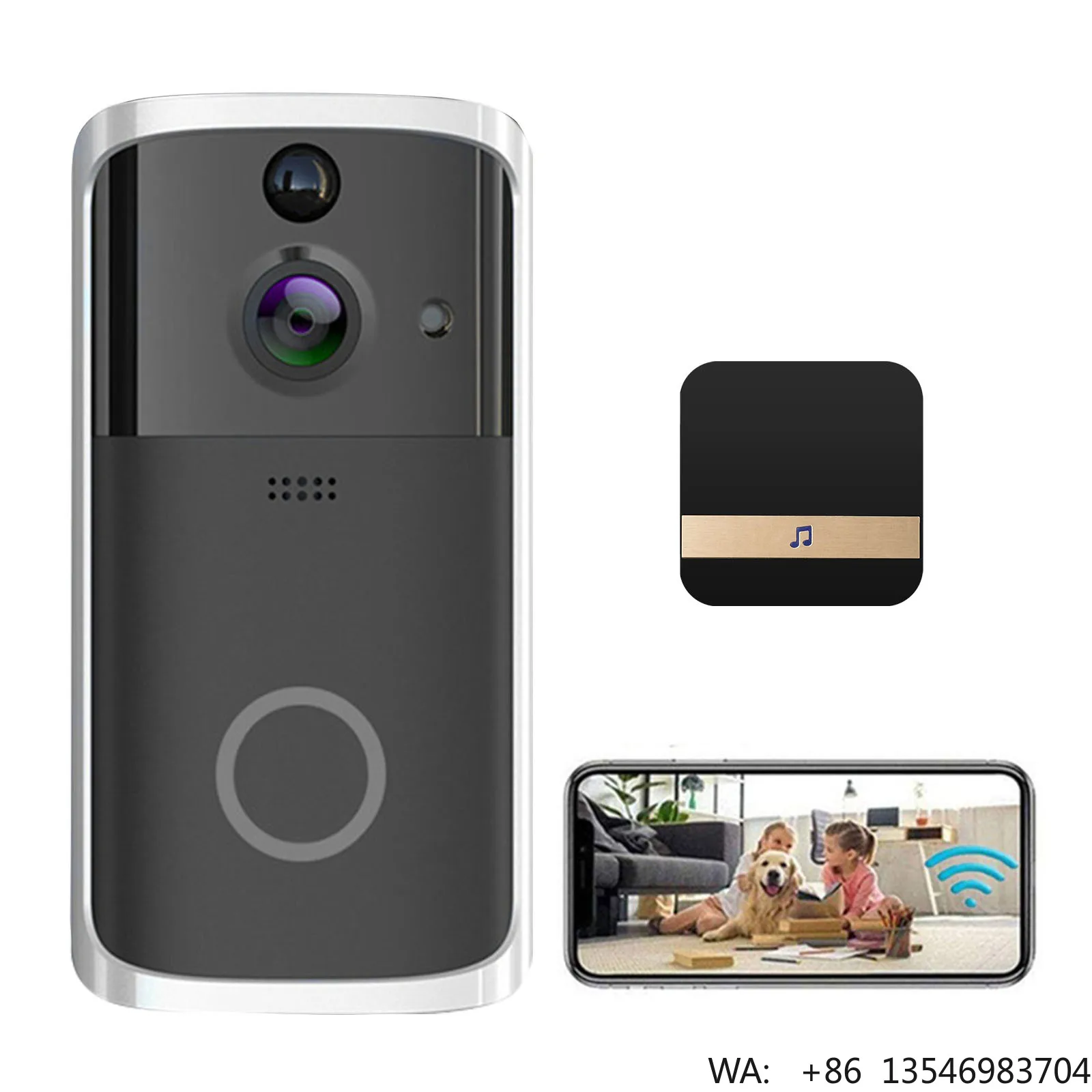 High Quality Wifi Doorbell Camera M7 Night Vision 1080P Ring Video Wireless Door Bell Cam