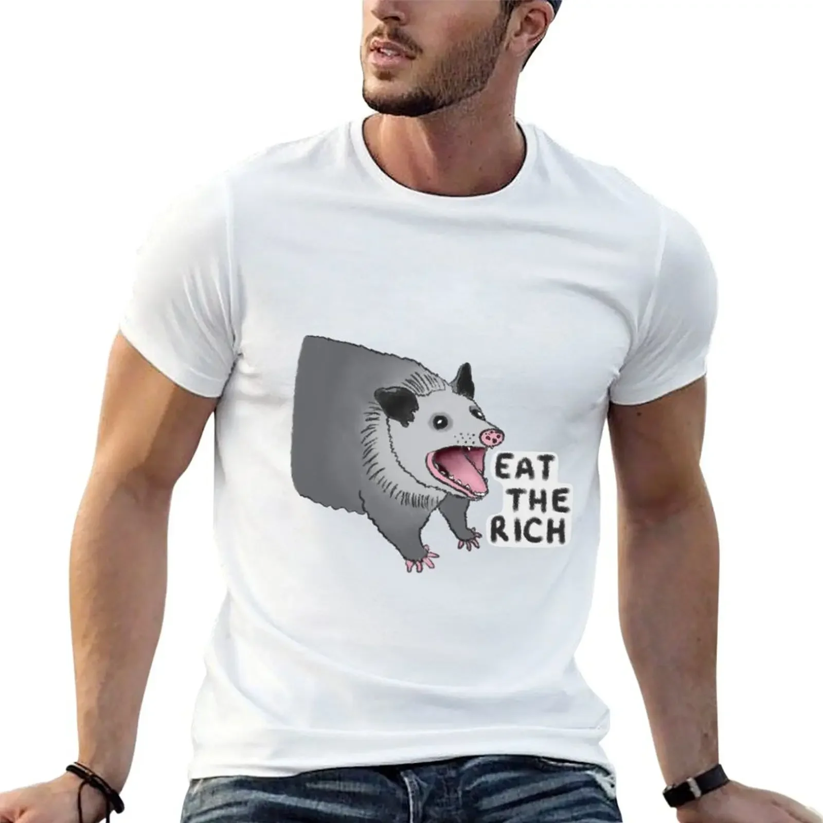 

Eat the Rich Possum T-Shirt graphics shirts graphic tees t shirts for men pack