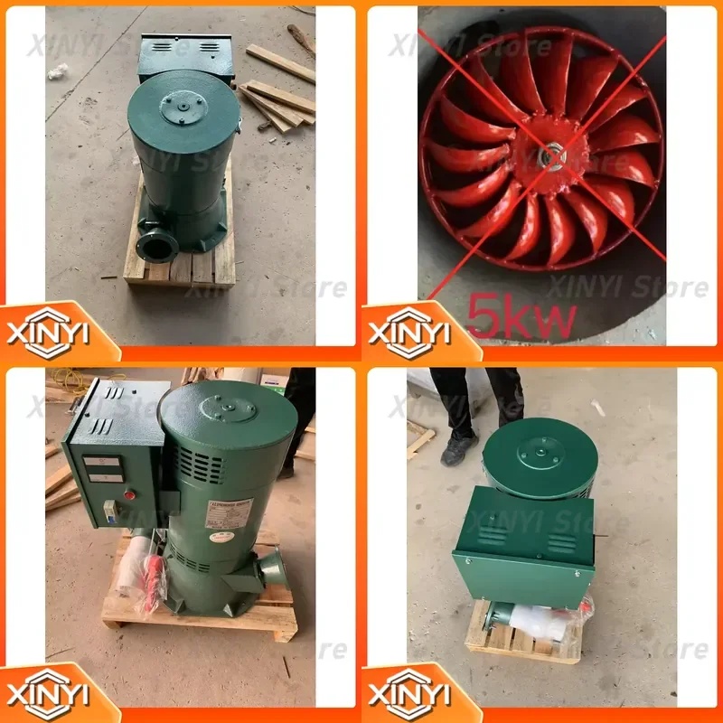 for China Factory 5kW Hydro Turbine Generator 220V 380V Water Powered Micro Hydro Electric Generator