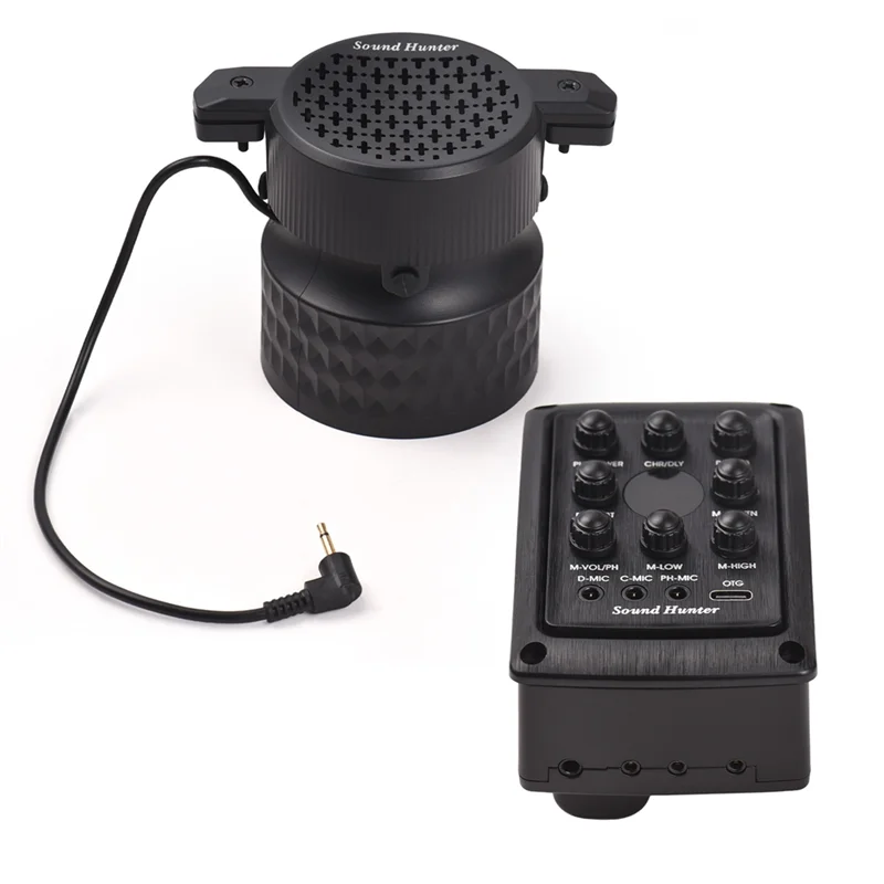 

Smart-Sound Hunter гитарный звукосниматель, деревянный динамик 8 Вт, гитарное звуковое отверстие, плата звукоснимателя, функция задержки хора, реверберация, без перфорации