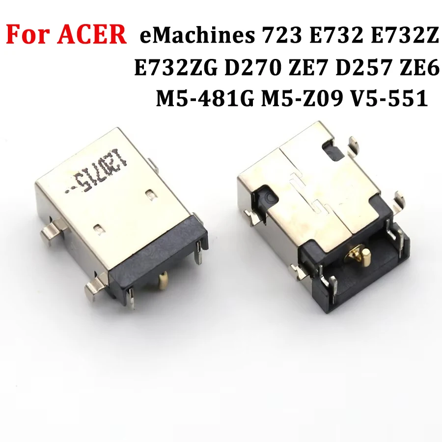 1pc Laptop dc power jack For ACER eMachines 723 E732 E732Z E732ZG D270 ZE7 D257 ZE6 M5-481G M5-Z09 V5-551 DC jack connector