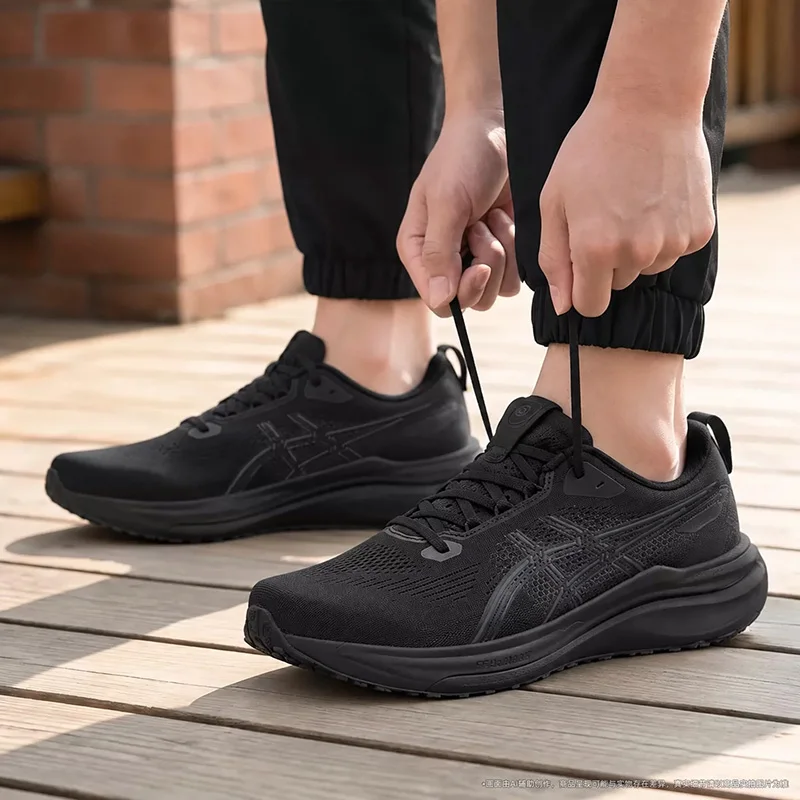 ASICS 2026new GEL-KAYANO 33 Running Shoes Men Women Full Black Support Cushion Marathon Sneakers 1011C227-001