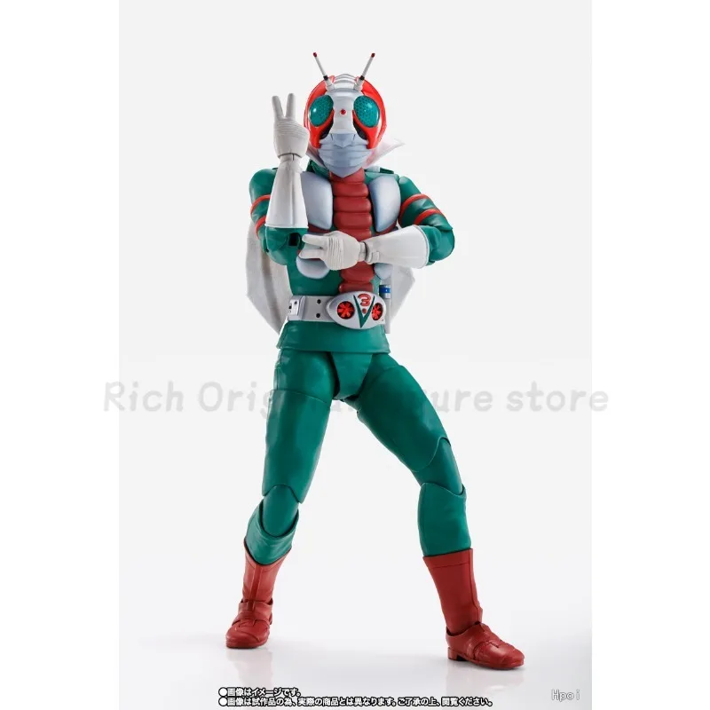 【متوفر】نموذج مجسم الرسوم المتحركة الأصلي BANDAI S.H.F MASKED RIDER V3 #2