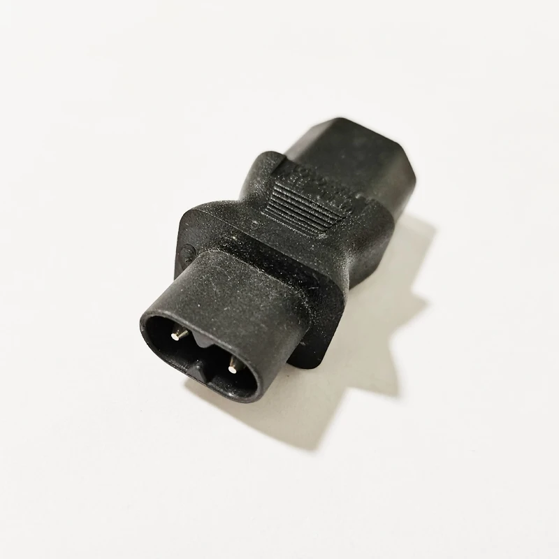 NCHTEK IEC 320 C8 Male Plug to C13 3Pin Female Socket Power Adapter, IEC 320 C8 Figure 8 Type 2pin Male To C13 / 1PCS