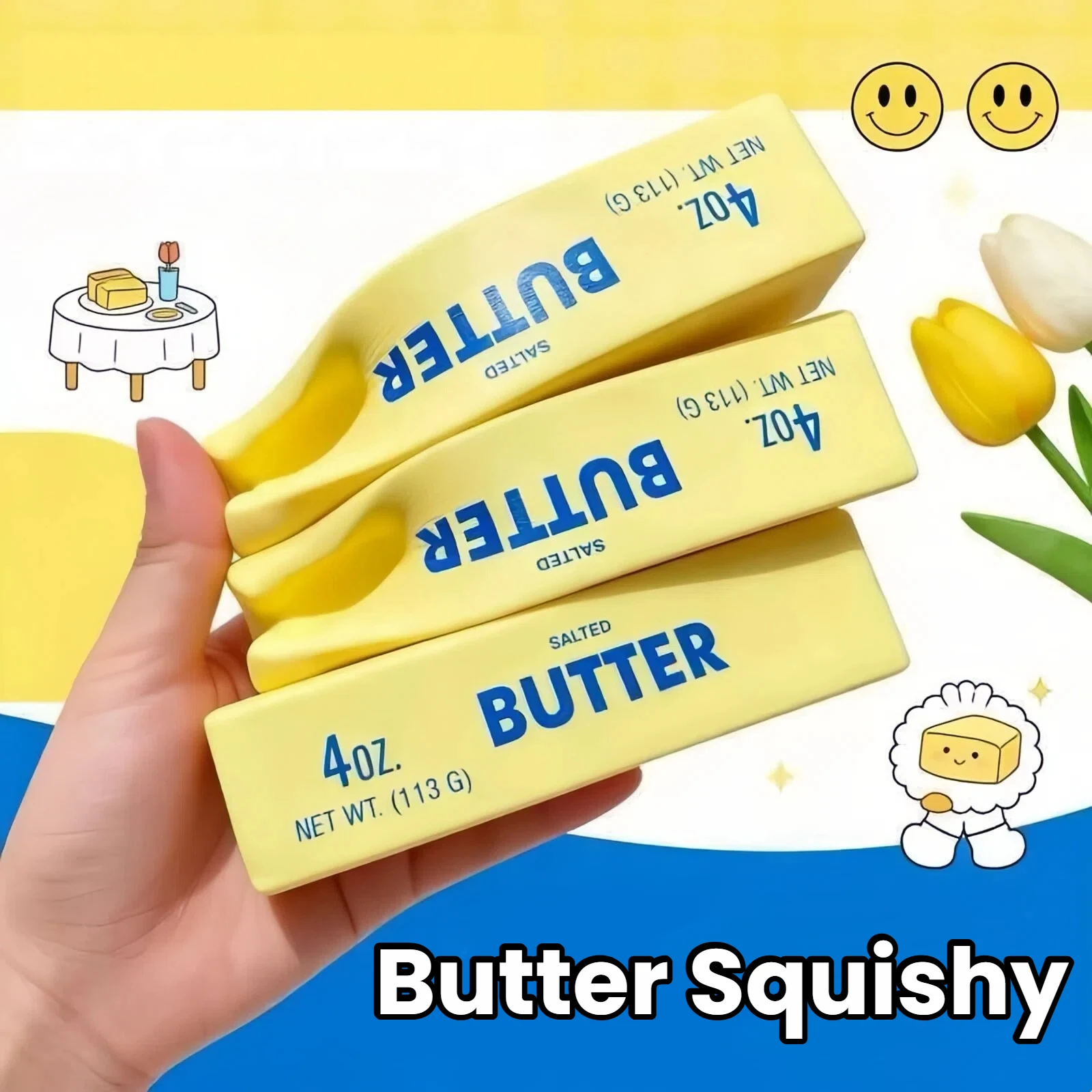 Prank Toys - 14CM Butter Stick Fidget Toys Squishy