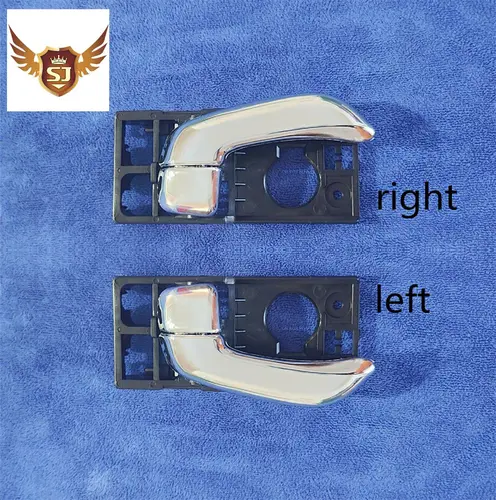 Imagen 1 del producto Manija de puerta Interior para Hyundai I10 2008-2014, cromada, delantera, trasera, izquierda y derecha