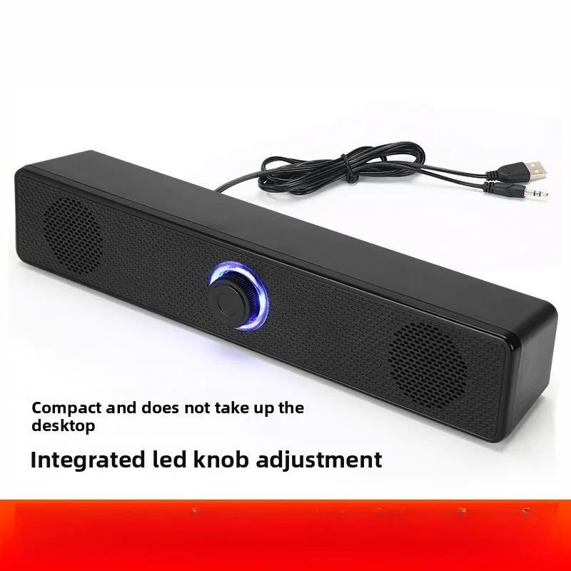 

Саундбар для ПК, проводной и Bluetooth-динамик, звуковая панель с питанием от USB для ТВ, ПК, ноутбука, игр, домашнего кинотеатра, объемная аудиосистема