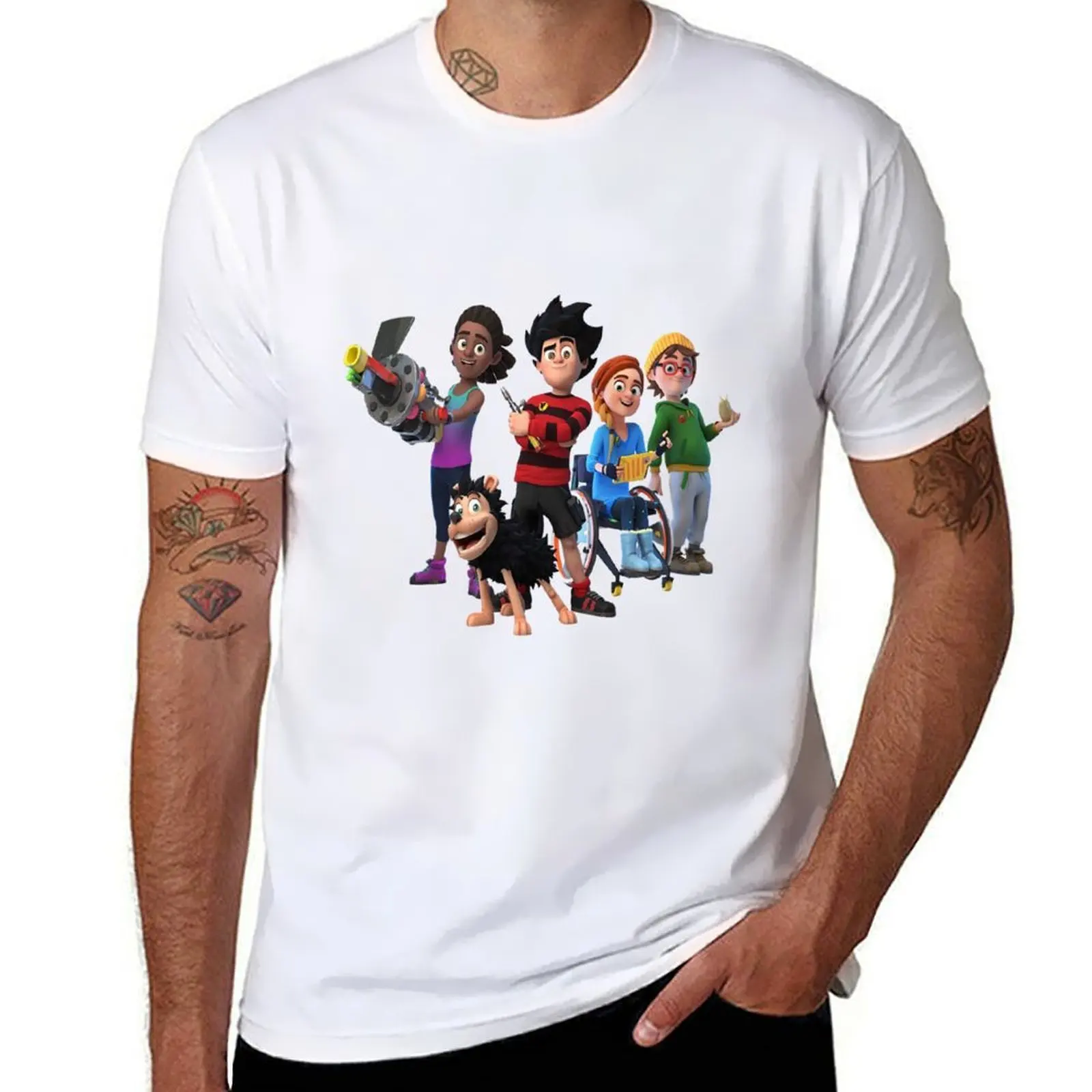 

Dennis & Gnasher T-Shirt t shirts for man cotton funny man graphic t shirt T-Shirt
