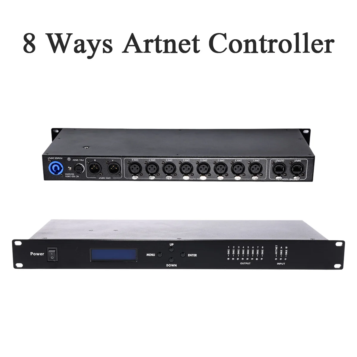 Artnet 8 Way Network Expander Professional DMX/sACN Controller For Stage Disco Party Wedding DJ Lighting Controller