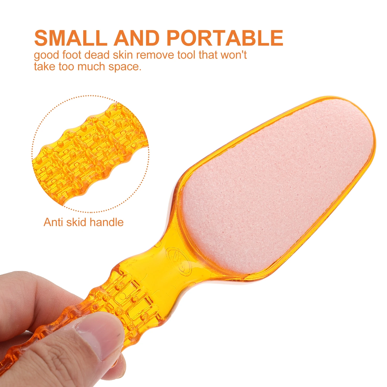 

2 Pcs Exfoliating Foot File Care Tool Rasp with Lid Pedicure Callus Remover Tools