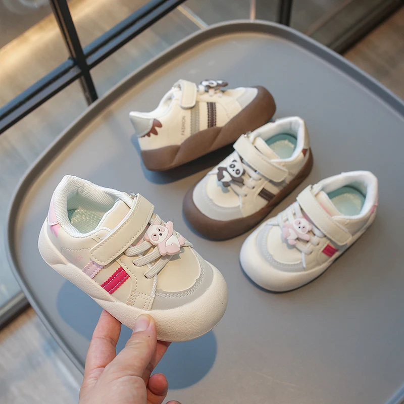 

Children's White Shoes Board Shoes Spring and Autumn Baby Toddler Shoes Kindergarten Little Kid's Sneakers Boys and Girls