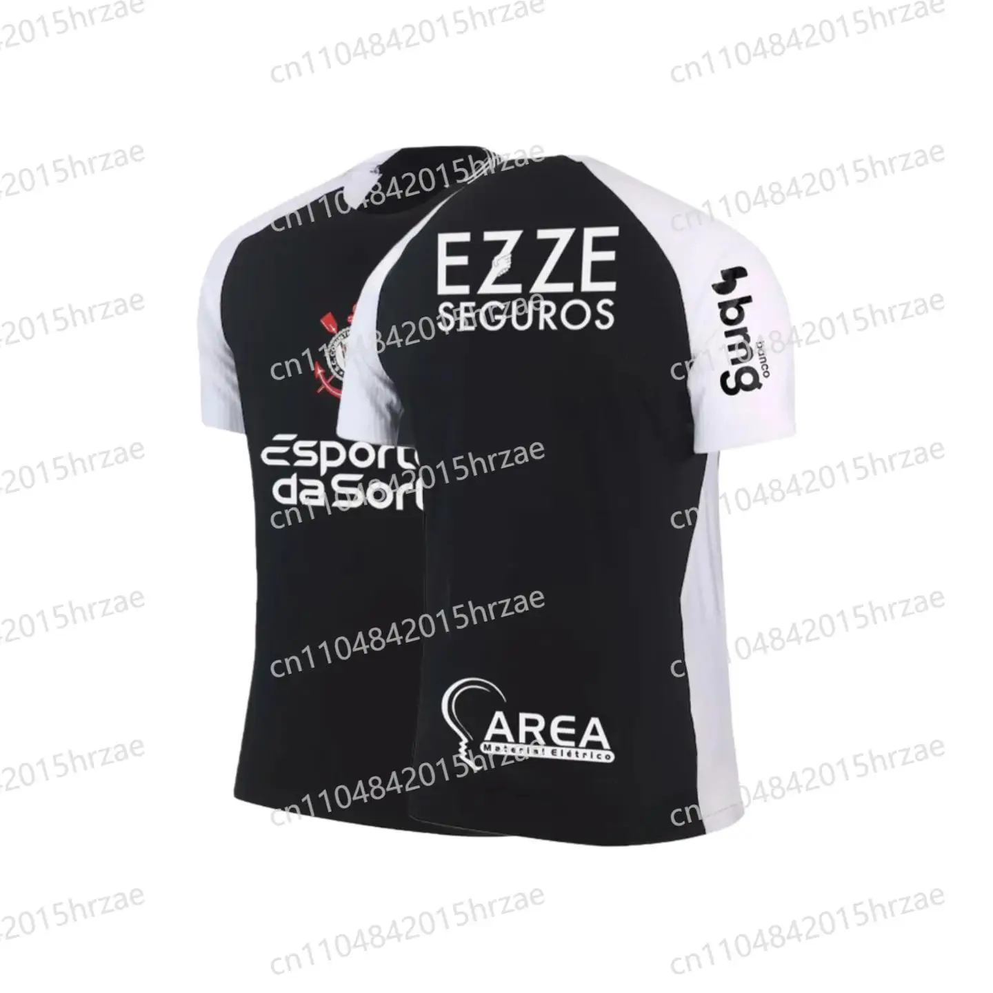 Quente 25/26 novo brasil corinthians estilo adulto crianças casual esportes camiseta camisa de futebol respirável manga curta topo de futebol