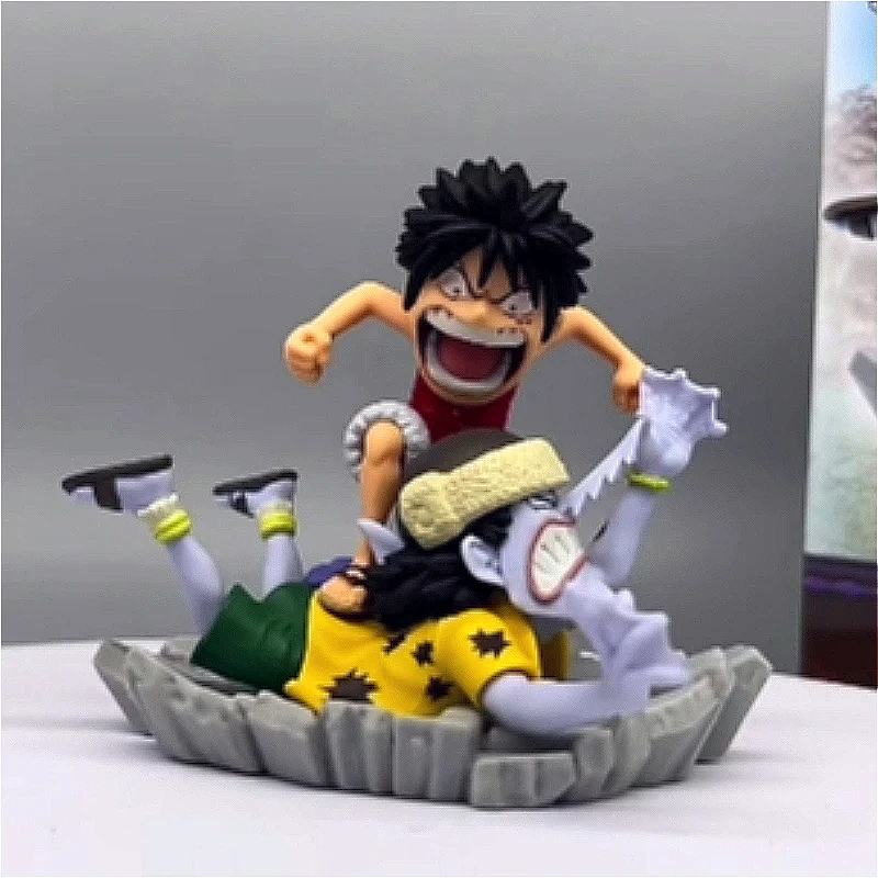 Bandai BANPRESTO Original One Piece WCF LOG STORIES Monkey·D·Luffy vs Arlong Anime Action Figures Collectible Model Toy Boy Gift