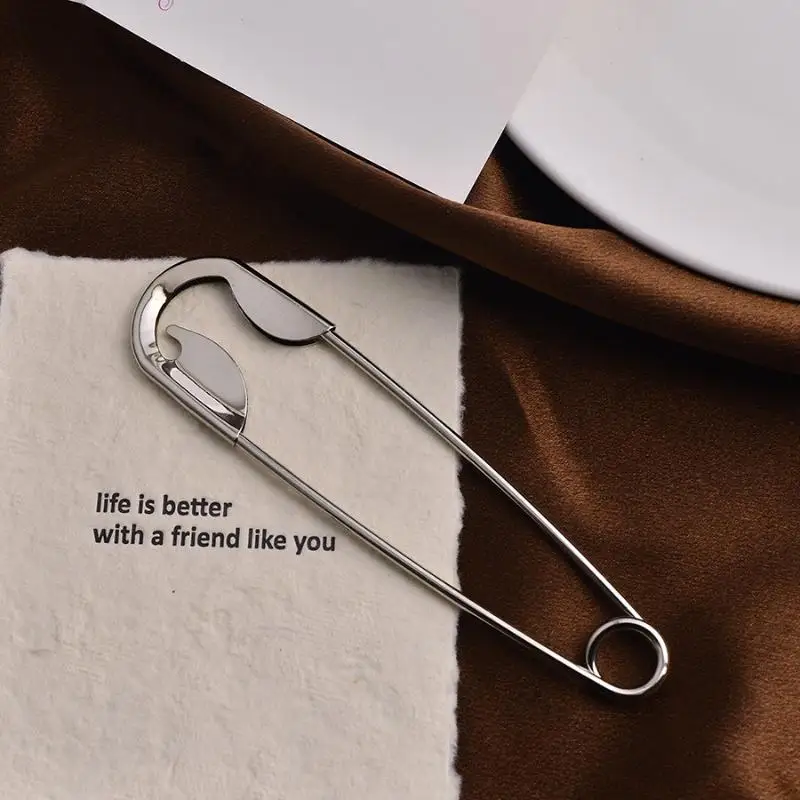 Riesige Sicherheitsnadel-Haarspange, neue große Sicherheitsnadel-Metall-Haarspangen, Haarschmuck für Damen und Mädchen, modische Haaraccessoires, Kopfschmuck. – Detail 15