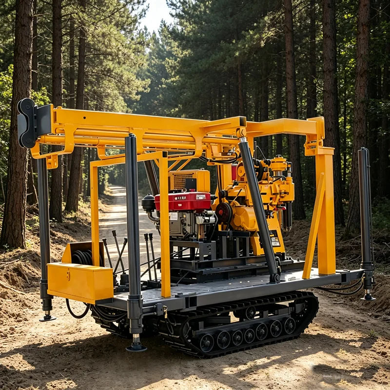 Underground Core Drilling Rig 500m Full Hydraulic Hard Rock Wireline Coring Drill for Mine Tunnel Exploration